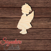 Angel Child 002 Shape Cutout in Wood, Acrylic or Acrylic Mirror - Signature Cutouts