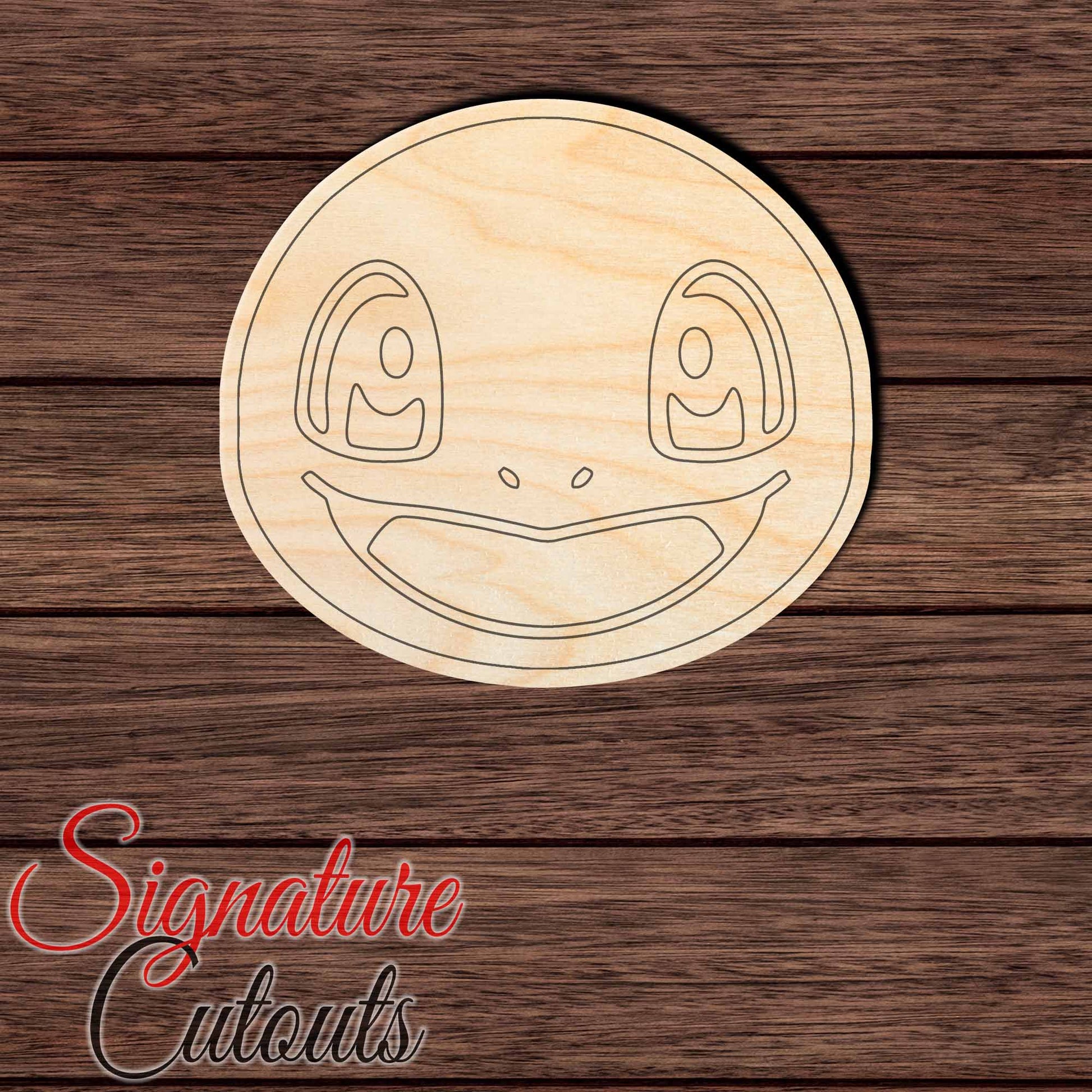 Anime Monster 002 Shape Cutout in Wood, Acrylic or Acrylic Mirror - Signature Cutouts