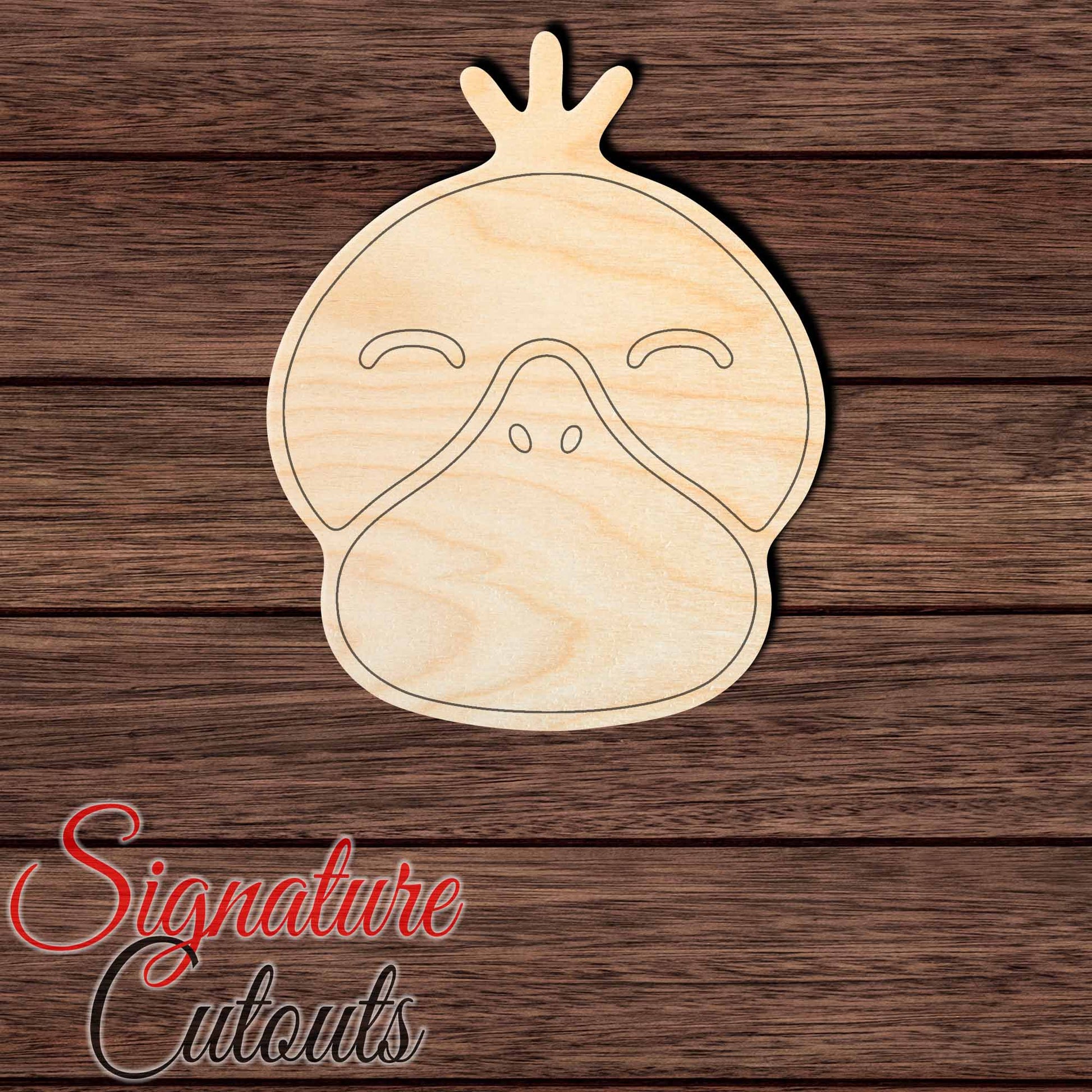 Anime Monster 003 Shape Cutout in Wood, Acrylic or Acrylic Mirror - Signature Cutouts