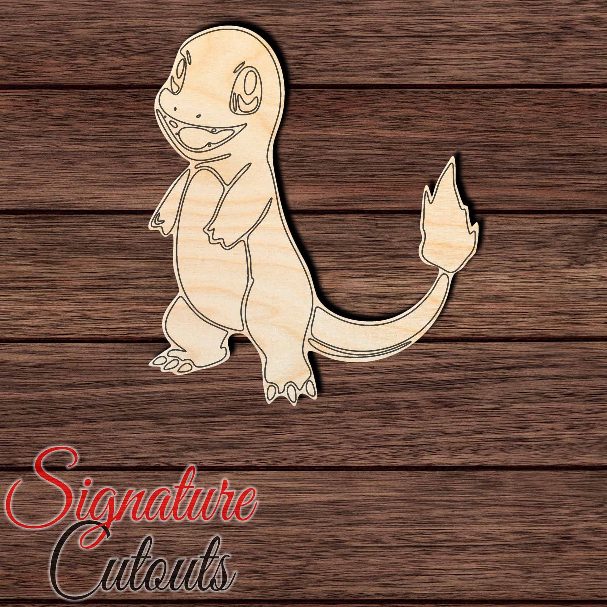 Anime Monster 005 Shape Cutout in Wood, Acrylic or Acrylic Mirror - Signature Cutouts