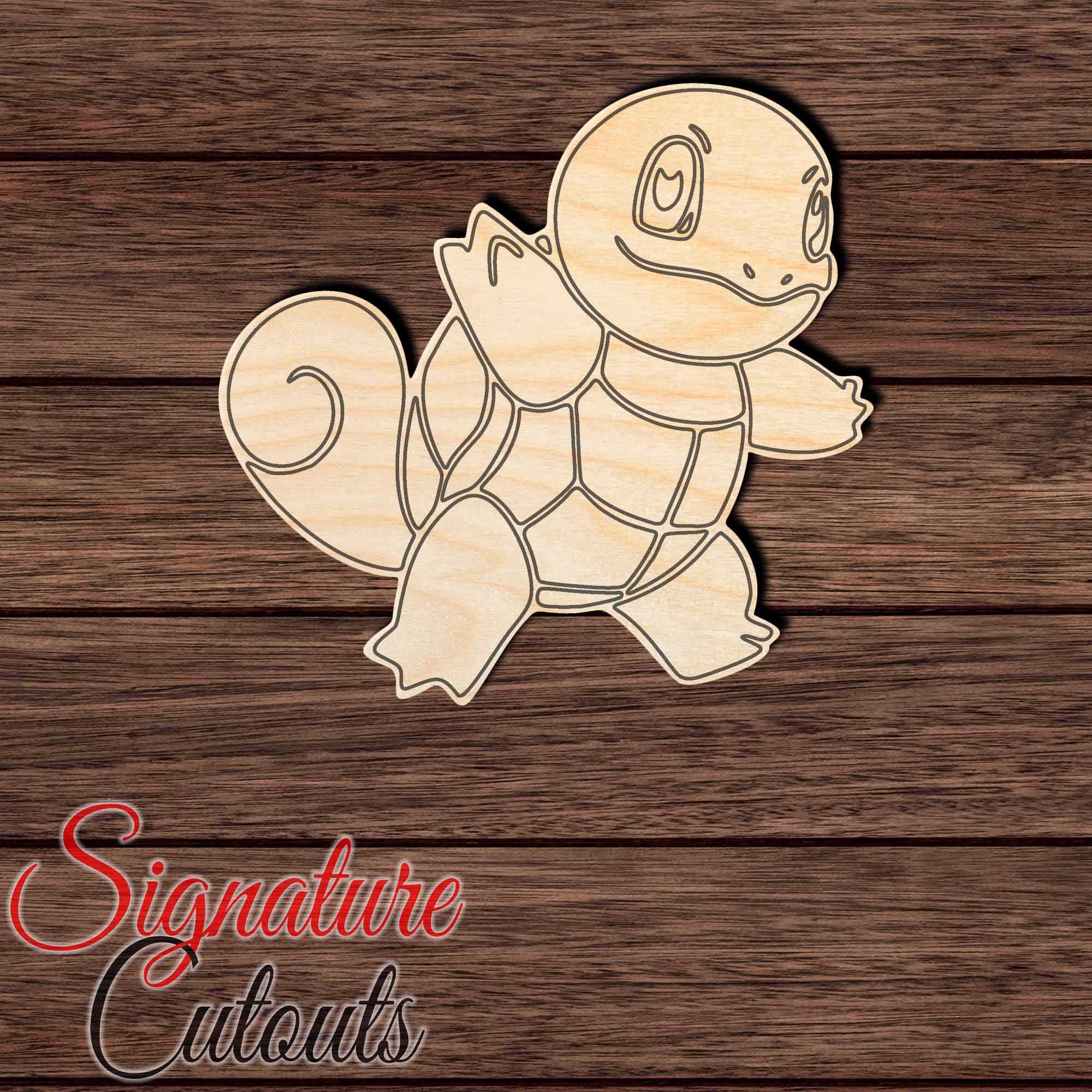 Anime Monster 006 Shape Cutout in Wood, Acrylic or Acrylic Mirror - Signature Cutouts