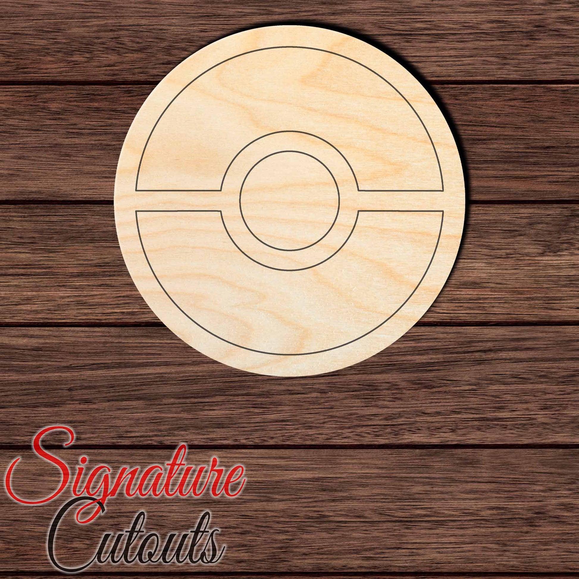 Anime Orb 001 Shape Cutout in Wood, Acrylic or Acrylic Mirror - Signature Cutouts