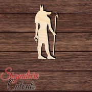 Anubis Egyptian God 001 Shape Cutout in Wood, Acrylic or Acrylic Mirror - Signature Cutouts