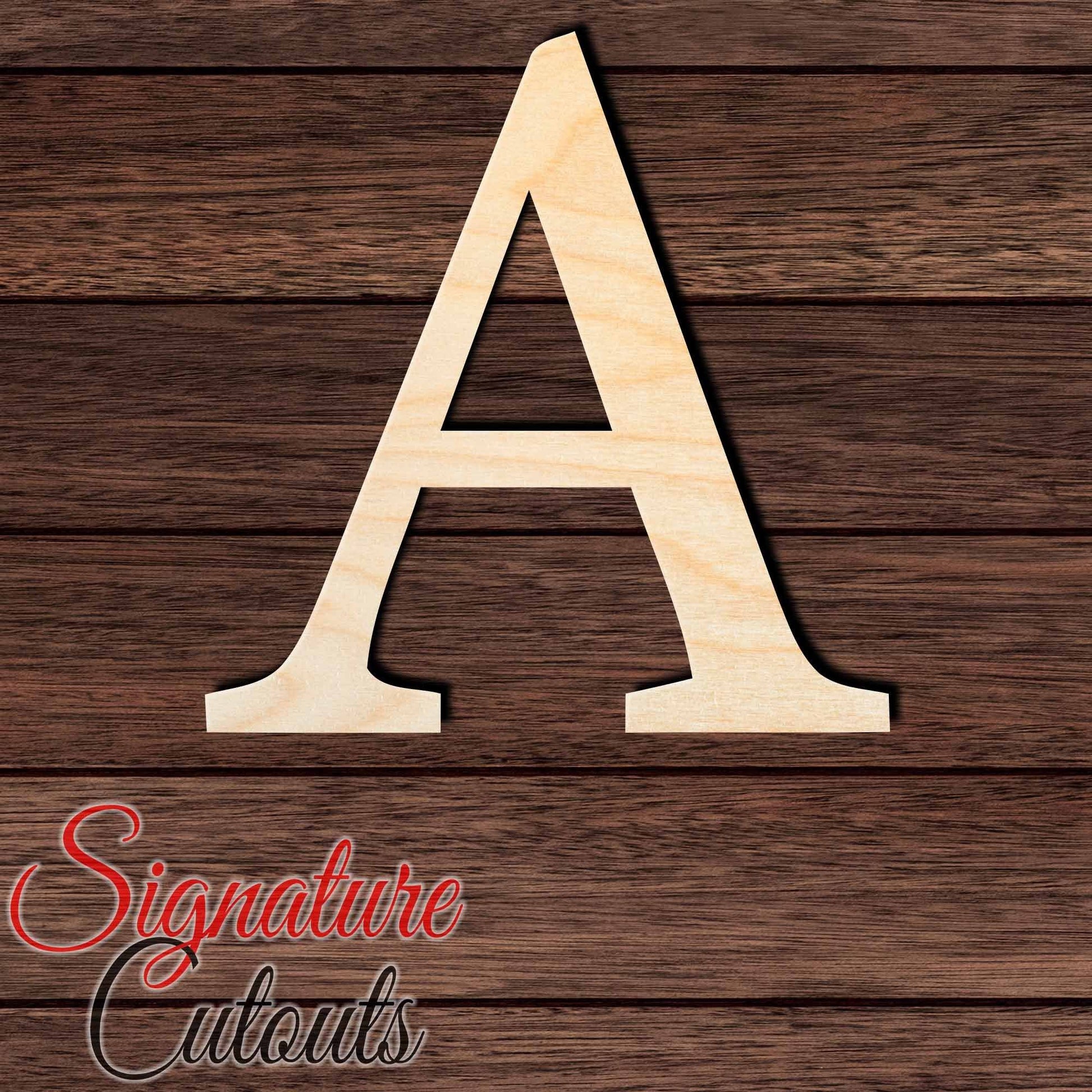 Alpha Shape Cutout - Signature Cutouts