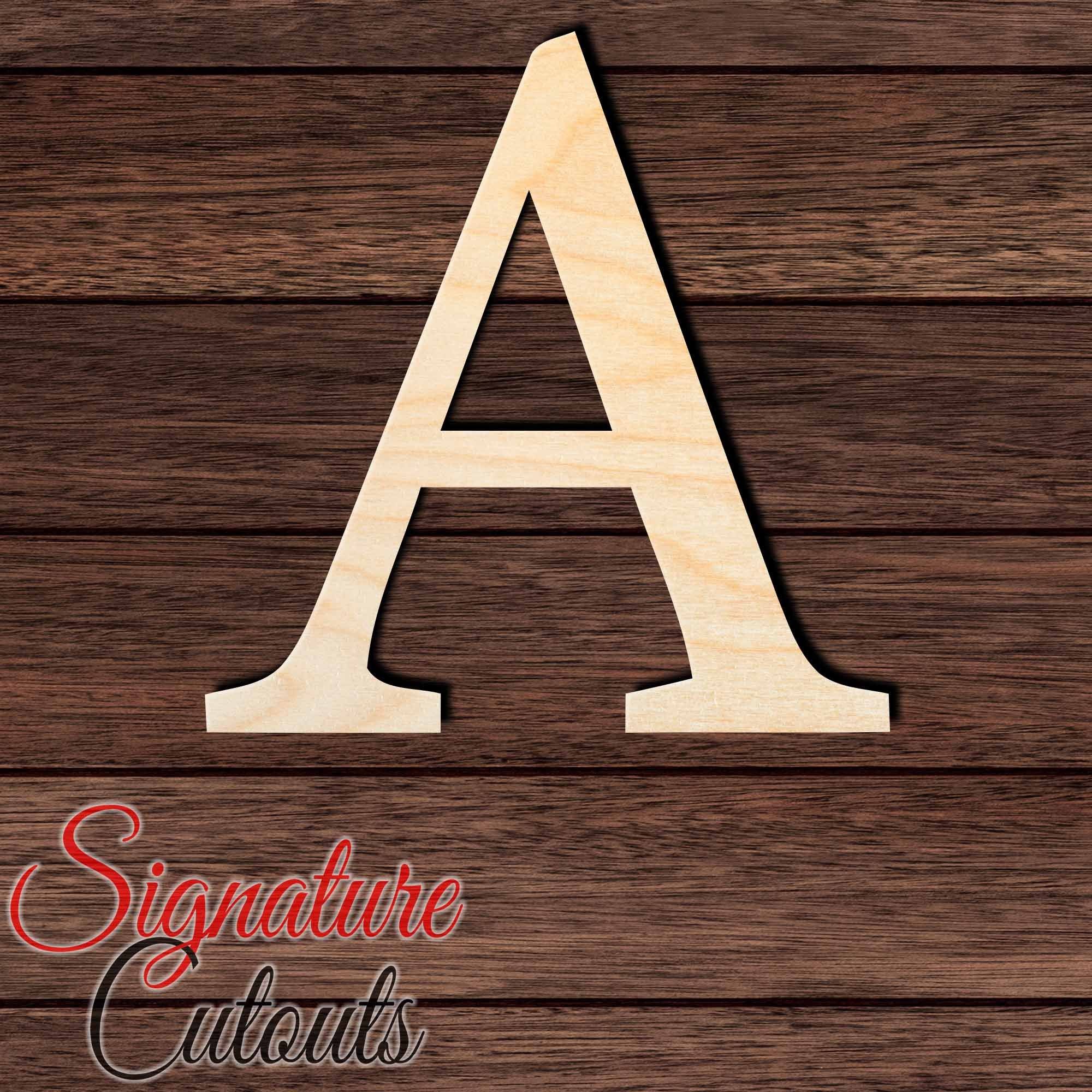 Alpha Shape Cutout - Signature Cutouts