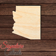 Arizona State Shape Cutout in Wood, Acrylic or Acrylic Mirror - Signature Cutouts