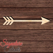 Arrow 007 Shape Cutout in Wood Craft Shapes & Bases Signature Cutouts 