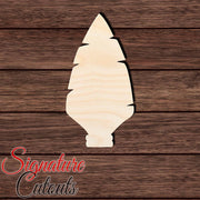 Arrowhead 003 Shape Cutout in Wood, Acrylic or Acrylic Mirror - Signature Cutouts