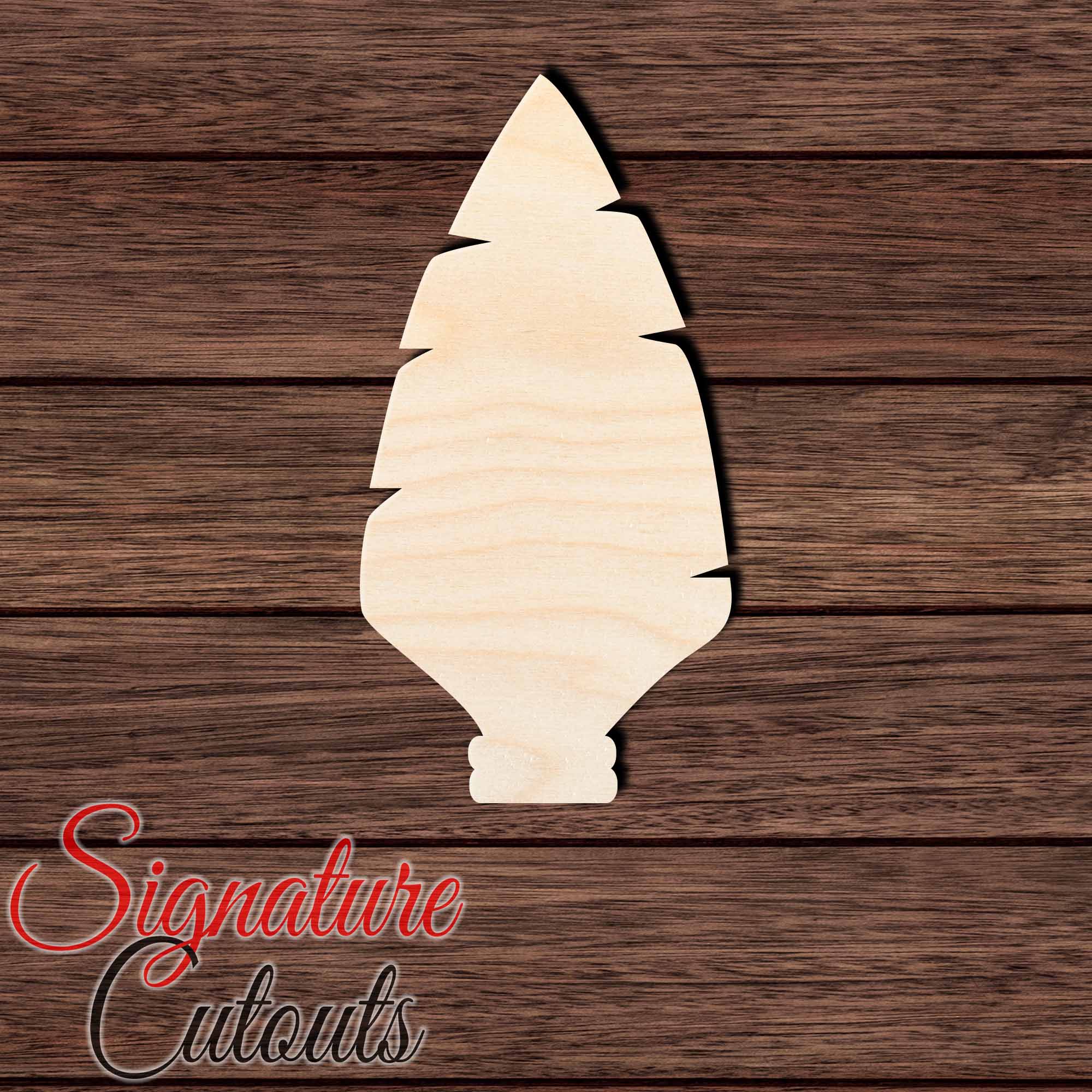 Arrowhead 003 Shape Cutout in Wood, Acrylic or Acrylic Mirror - Signature Cutouts
