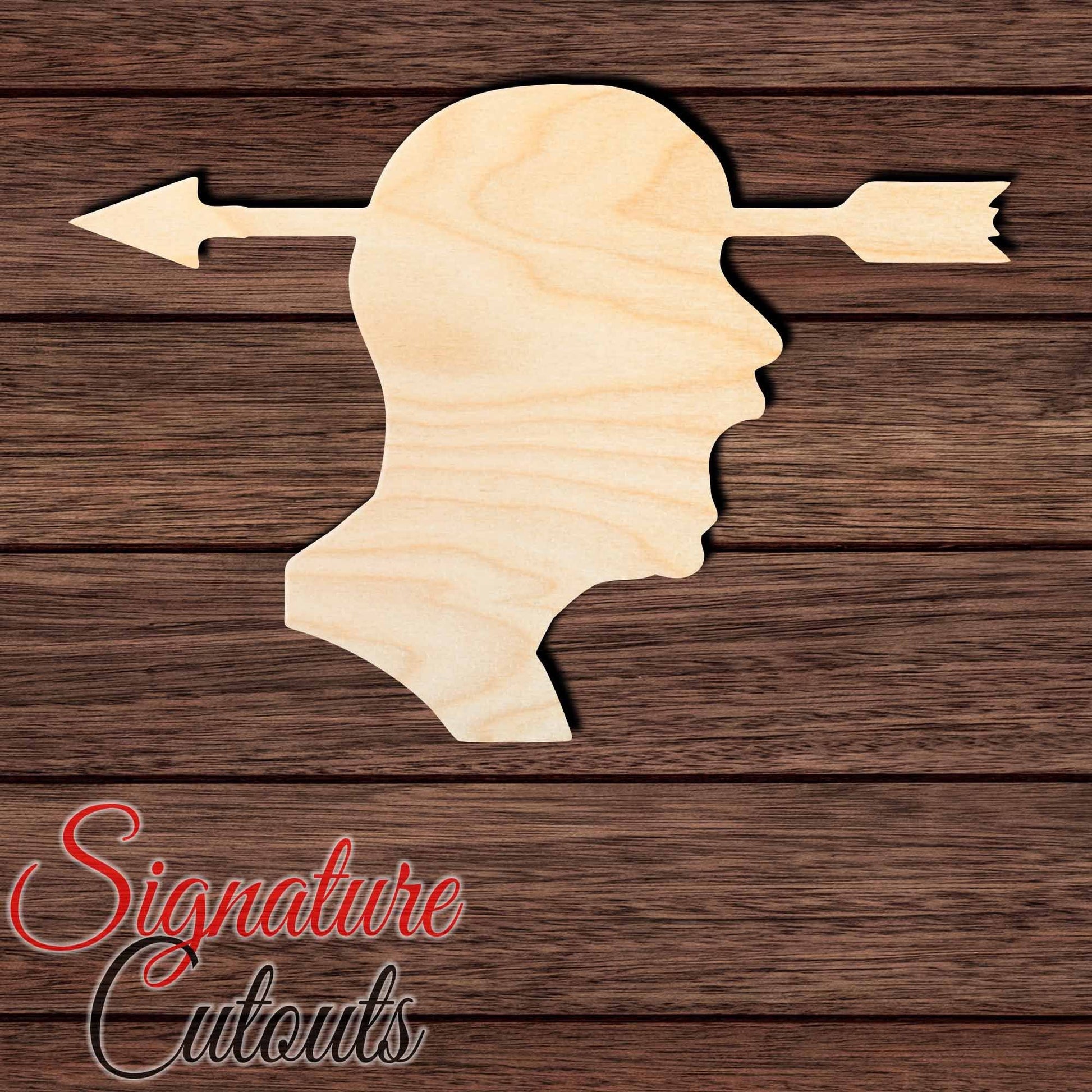 Arrow Head Shape Cutout - Signature Cutouts