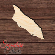 Aruba Shape Cutout in Wood, Acrylic or Acrylic Mirror - Signature Cutouts