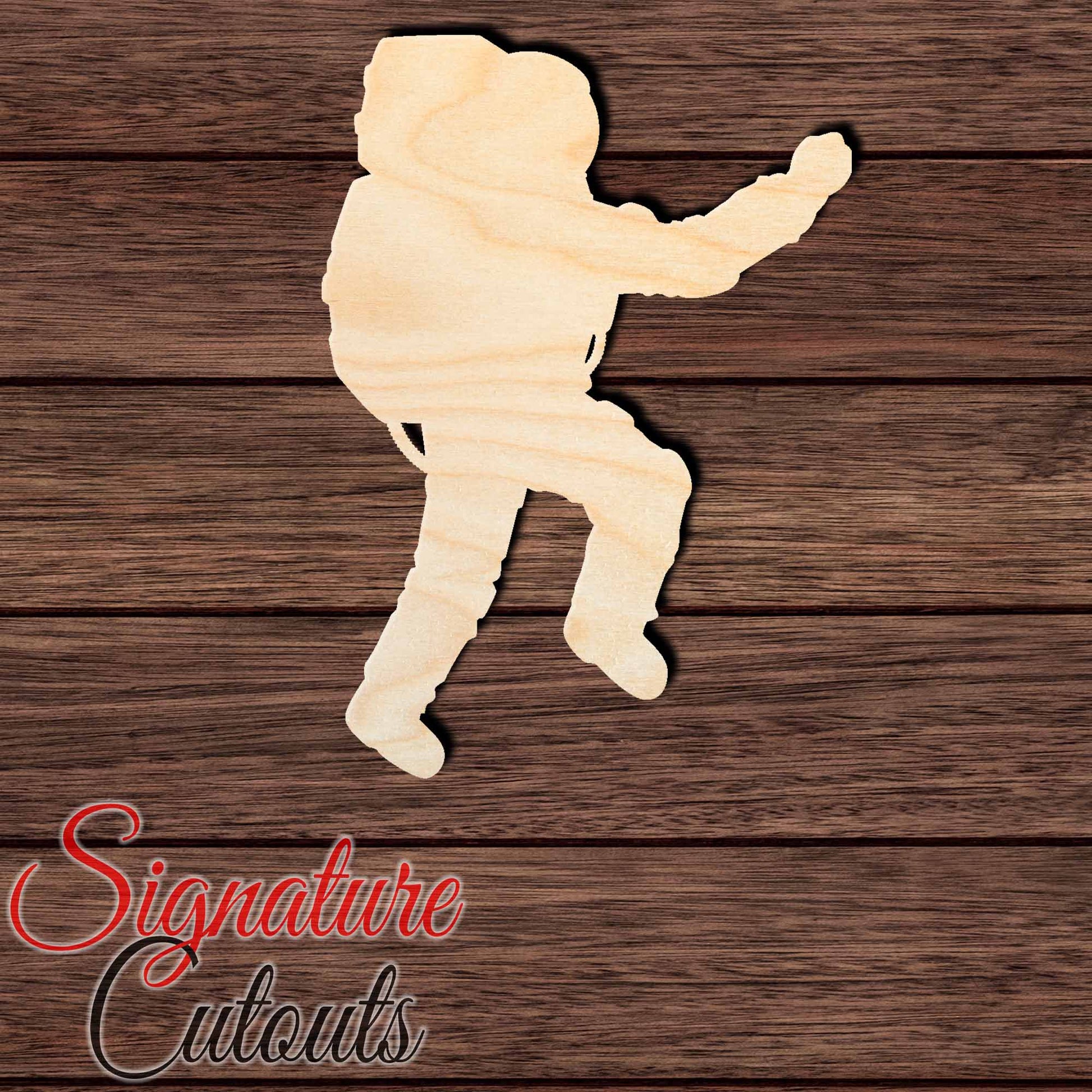 Astronaut 001 Shape Cutout in Wood, Acrylic or Acrylic Mirror - Signature Cutouts