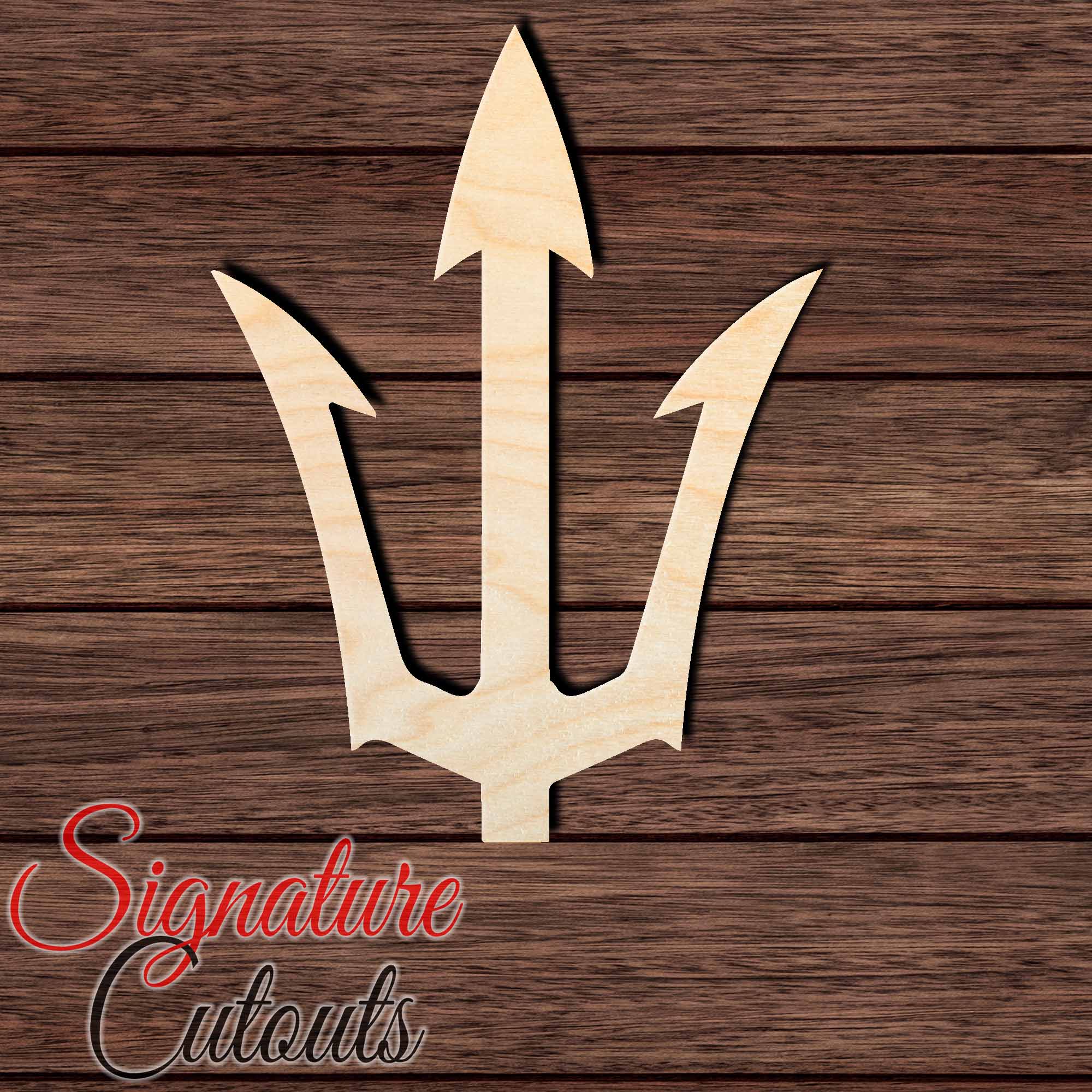 ASU Trident 001 Shape Cutout in Wood, Acrylic or Acrylic Mirror - Signature Cutouts