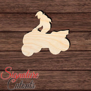 ATV 002 Shape Cutout in Wood, Acrylic or Acrylic Mirror - Signature Cutouts