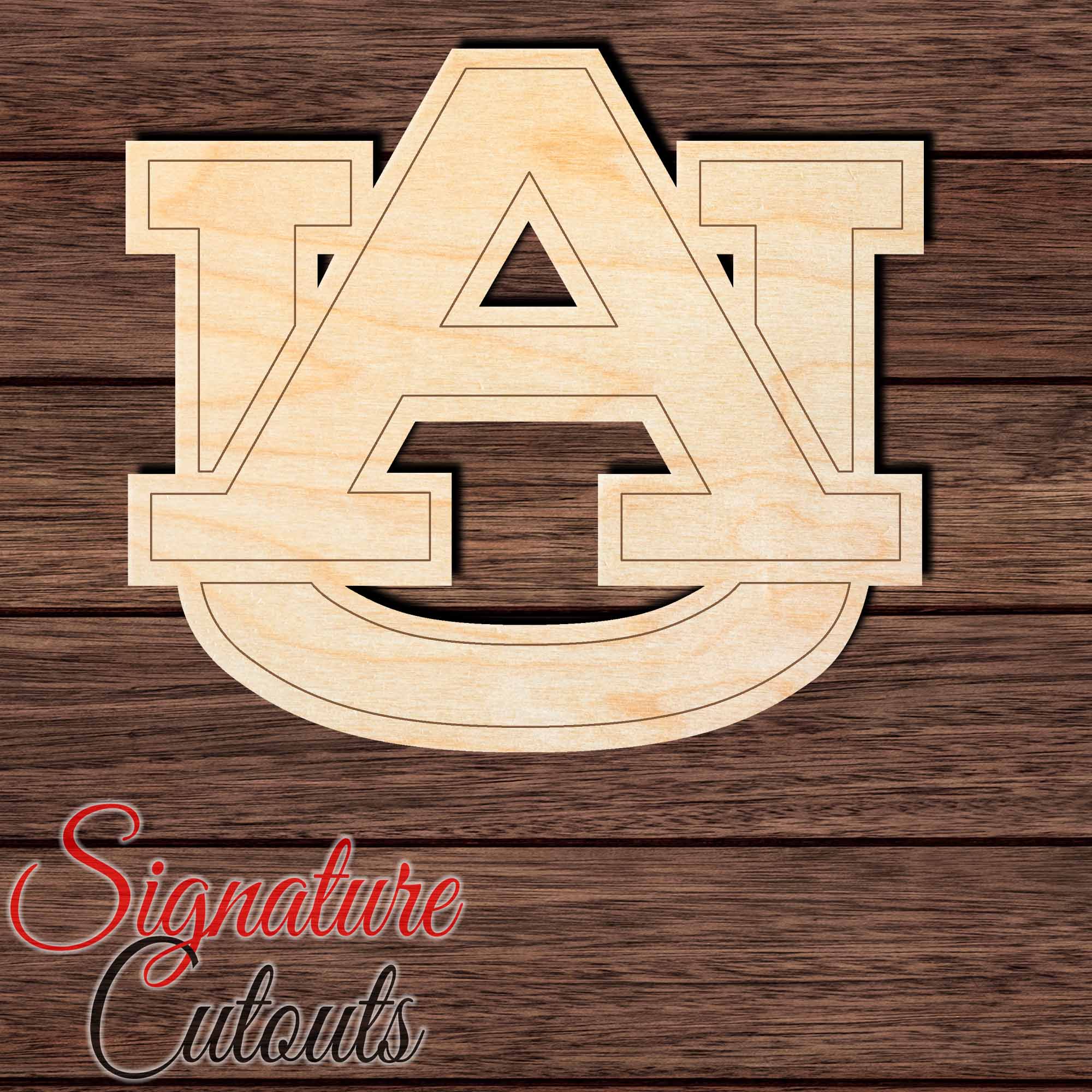 Auburn U UA 001 Shape Cutout - Signature Cutouts