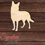 Australian Kelpie Shape Cutout in Wood, Acrylic or Acrylic Mirror - Signature Cutouts