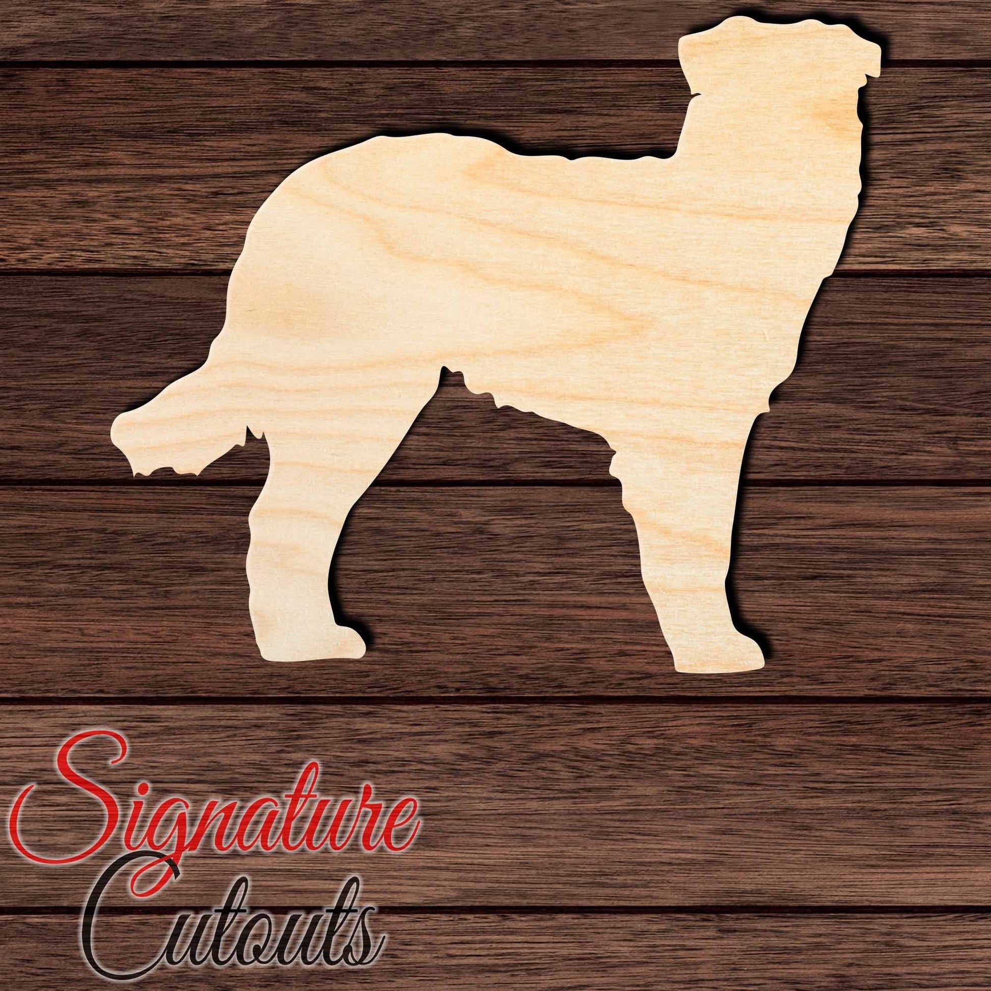 Australian Retriever Shape Cutout in Wood, Acrylic or Acrylic Mirror - Signature Cutouts