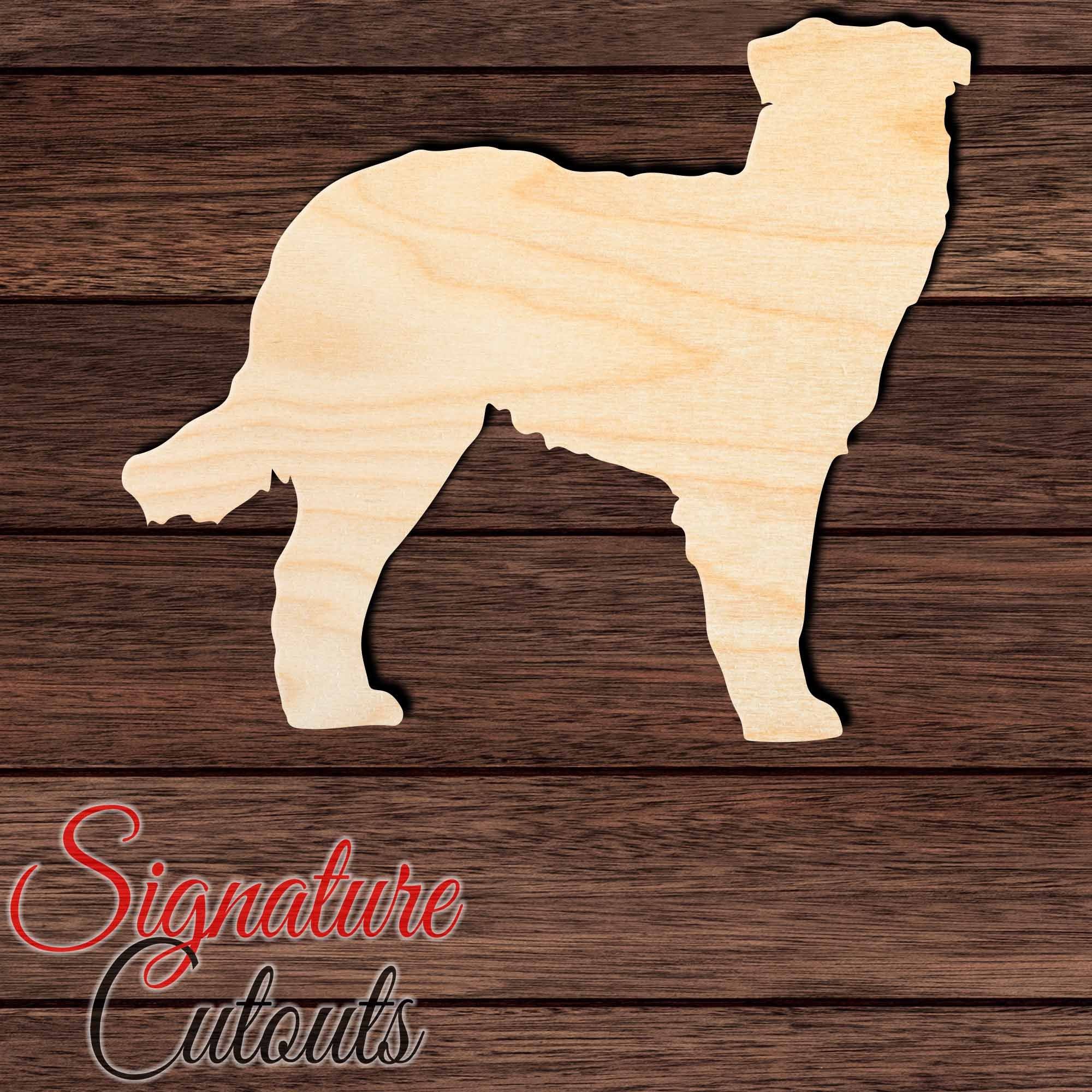 Australian Retriever Shape Cutout in Wood, Acrylic or Acrylic Mirror - Signature Cutouts