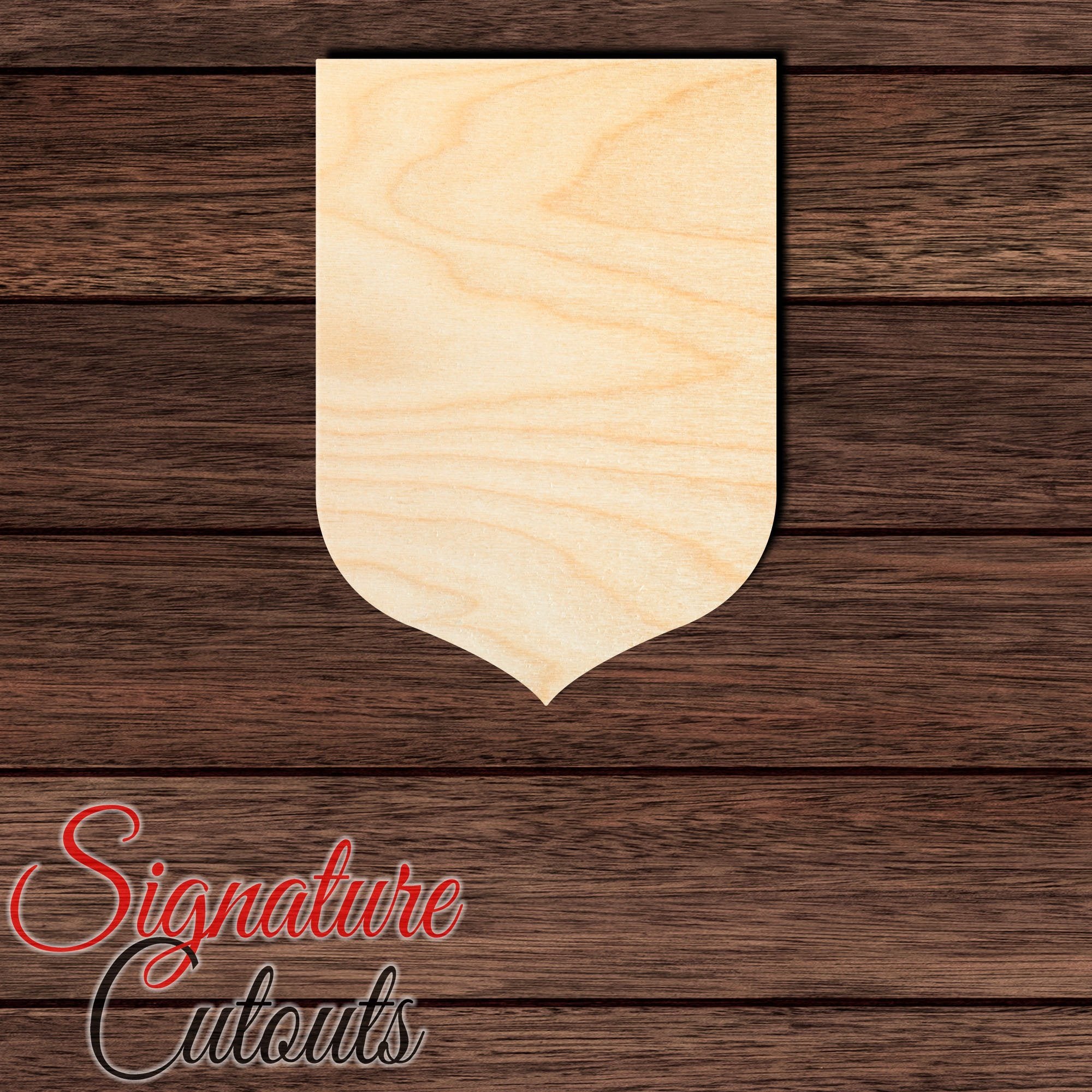 Badge - Shield 017 Shape Cutout – Signature Custom Works