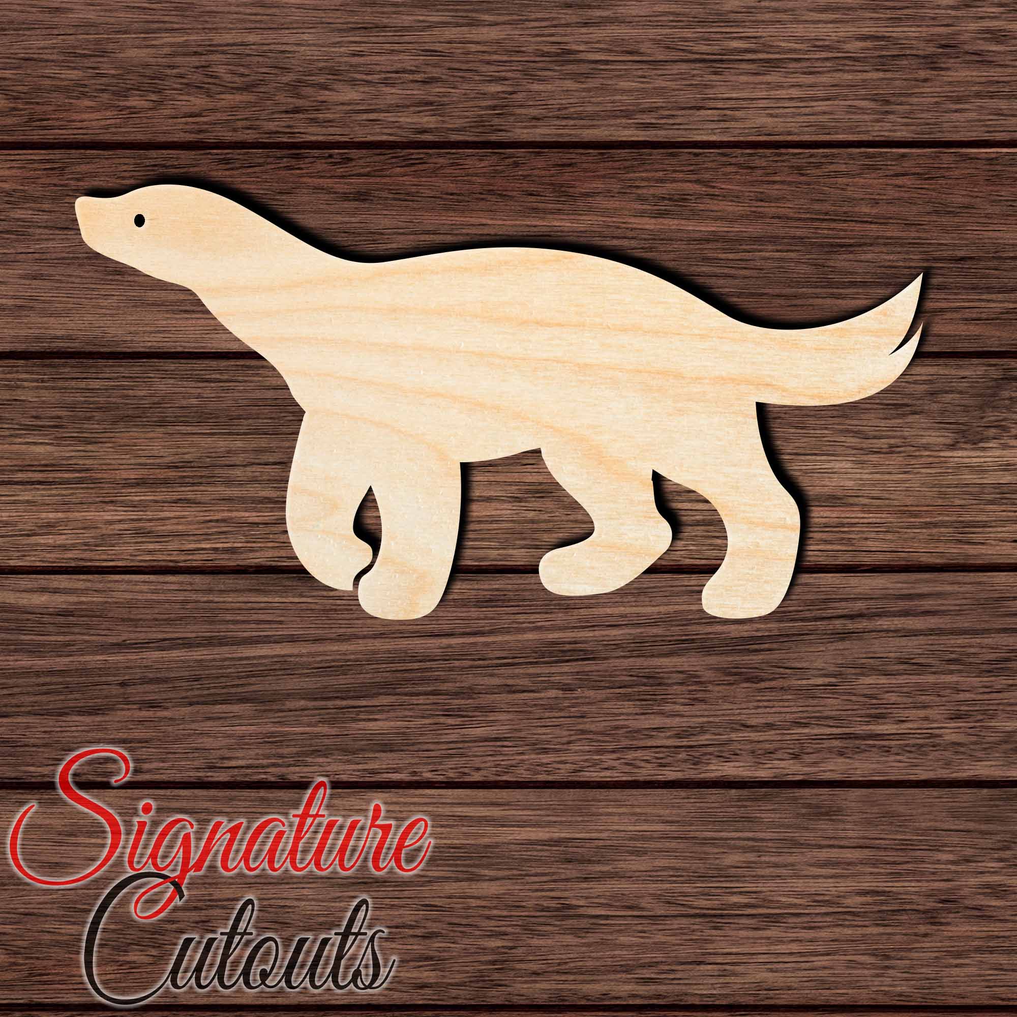 Badger 002 Shape Cutout in Wood, Acrylic or Acrylic Mirror - Signature Cutouts
