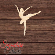 Ballerina 001 Shape Cutout in Wood, Acrylic or Acrylic Mirror - Signature Cutouts