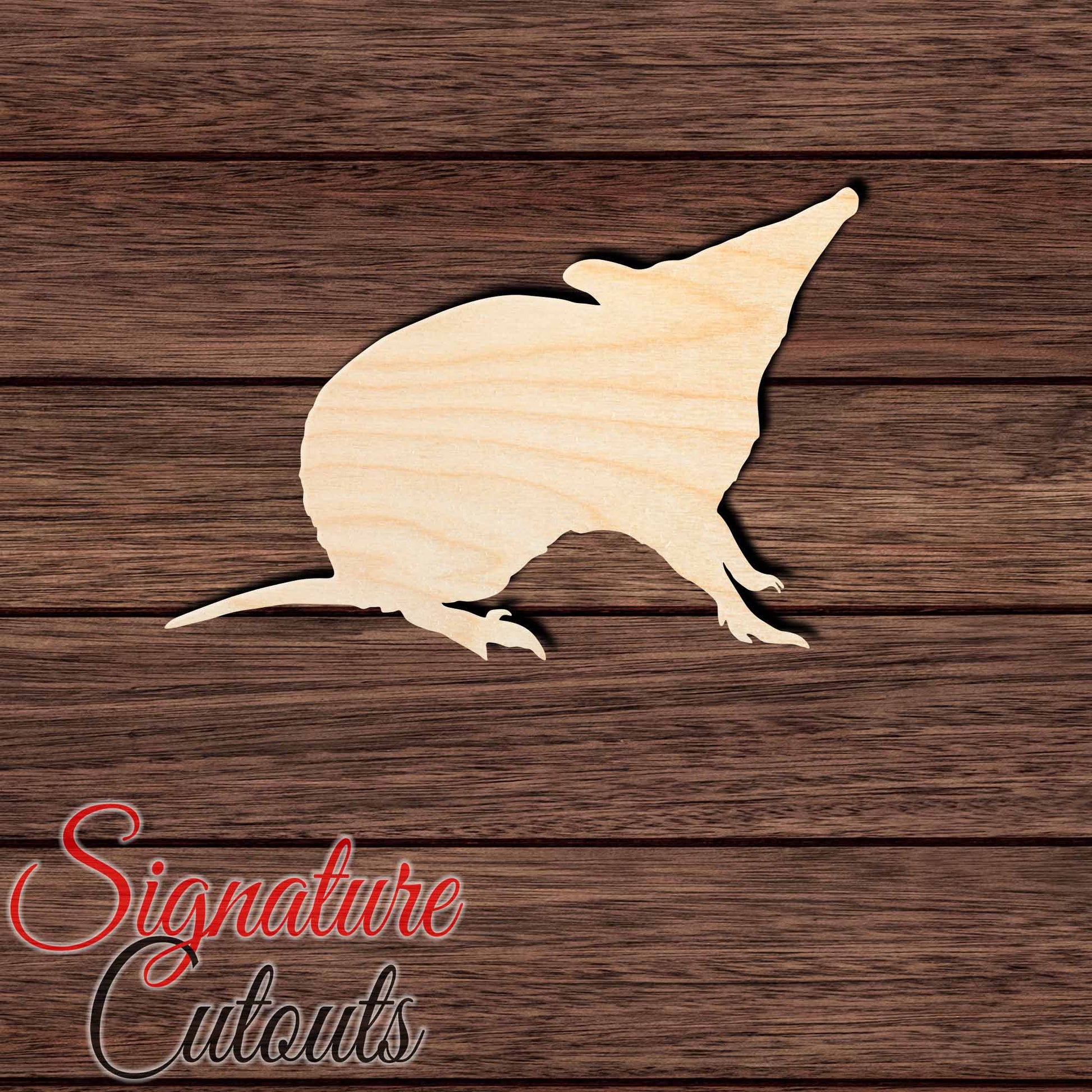 Bandicoot 001 Shape Cutout in Wood, Acrylic or Acrylic Mirror - Signature Cutouts