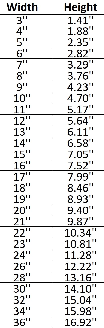 Banner 004 Shape Cutout in Wood, Acrylic or Acrylic Mirror - Signature Cutouts