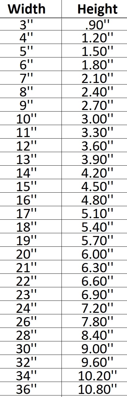 Banner 005 Shape Cutout in Wood, Acrylic or Acrylic Mirror - Signature Cutouts