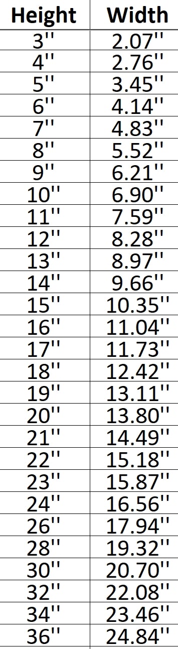 Banner 007 Shape Cutout in Wood, Acrylic or Acrylic Mirror - Signature Cutouts