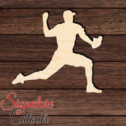 Baseball 006 Shape Cutout in Wood, Acrylic or Acrylic Mirror - Signature Cutouts