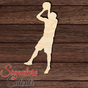 Basketball 006 Shape Cutout in Wood, Acrylic or Acrylic Mirror - Signature Cutouts