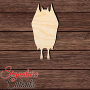 Bat 004 Shape Cutout in Wood, Acrylic or Acrylic Mirror - Signature Cutouts