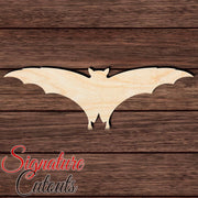 Bat 006 Shape Cutout in Wood, Acrylic or Acrylic Mirror - Signature Cutouts