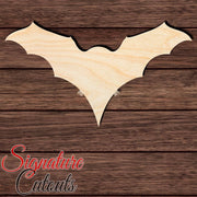 Bat 008 Shape Cutout in Wood, Acrylic or Acrylic Mirror - Signature Cutouts