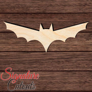 Bat 011 Shape Cutout in Wood, Acrylic or Acrylic Mirror - Signature Cutouts