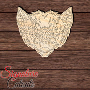 Bat Head 001 Shape Cutout in Wood, Acrylic or Acrylic Mirror - Signature Cutouts
