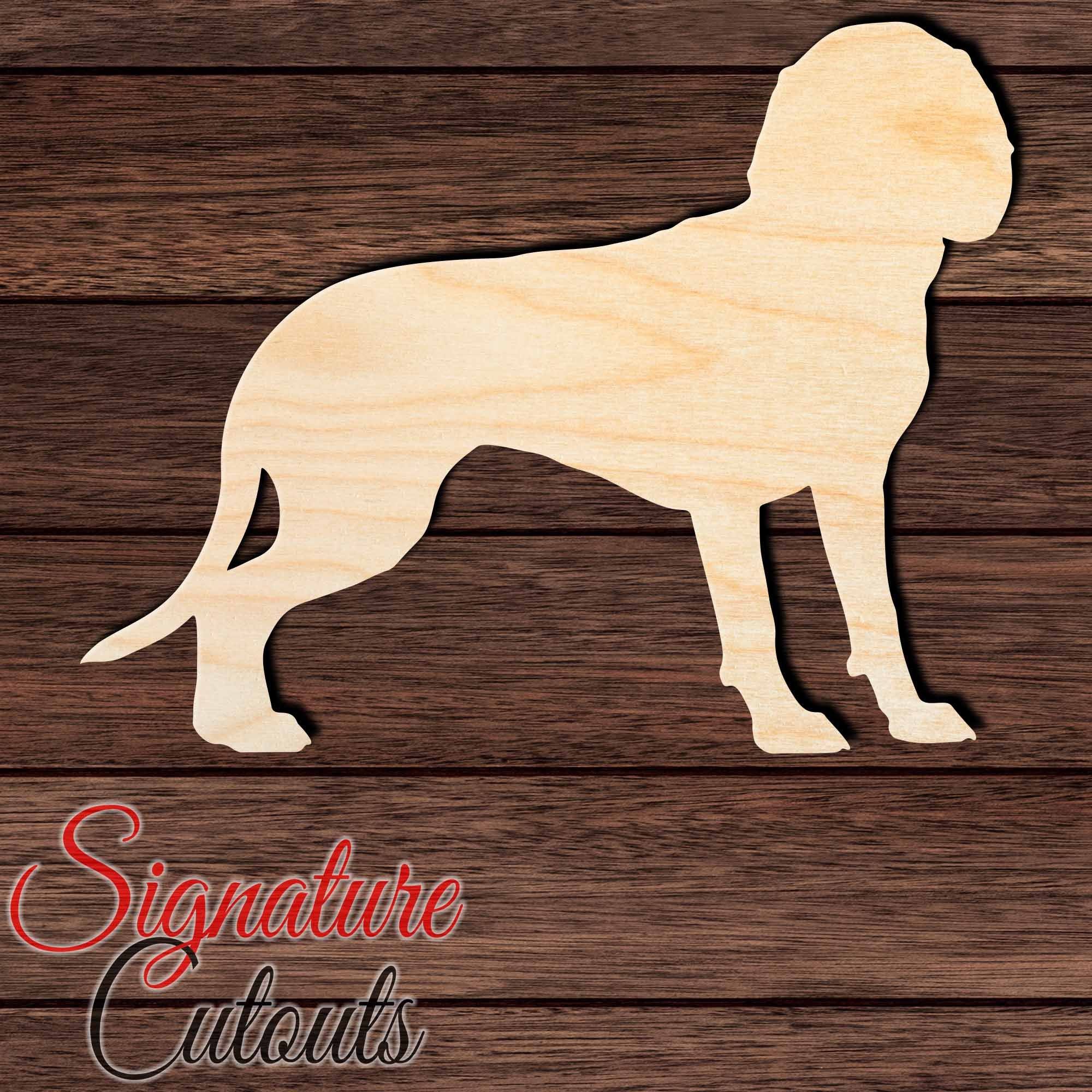 Bavarian Mountain Scenthound Shape Cutout in Wood, Acrylic or Acrylic Mirror - Signature Cutouts