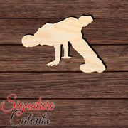 Breakdance Boy 002 Shape Cutout in Wood, Acrylic or Acrylic Mirror - Signature Cutouts