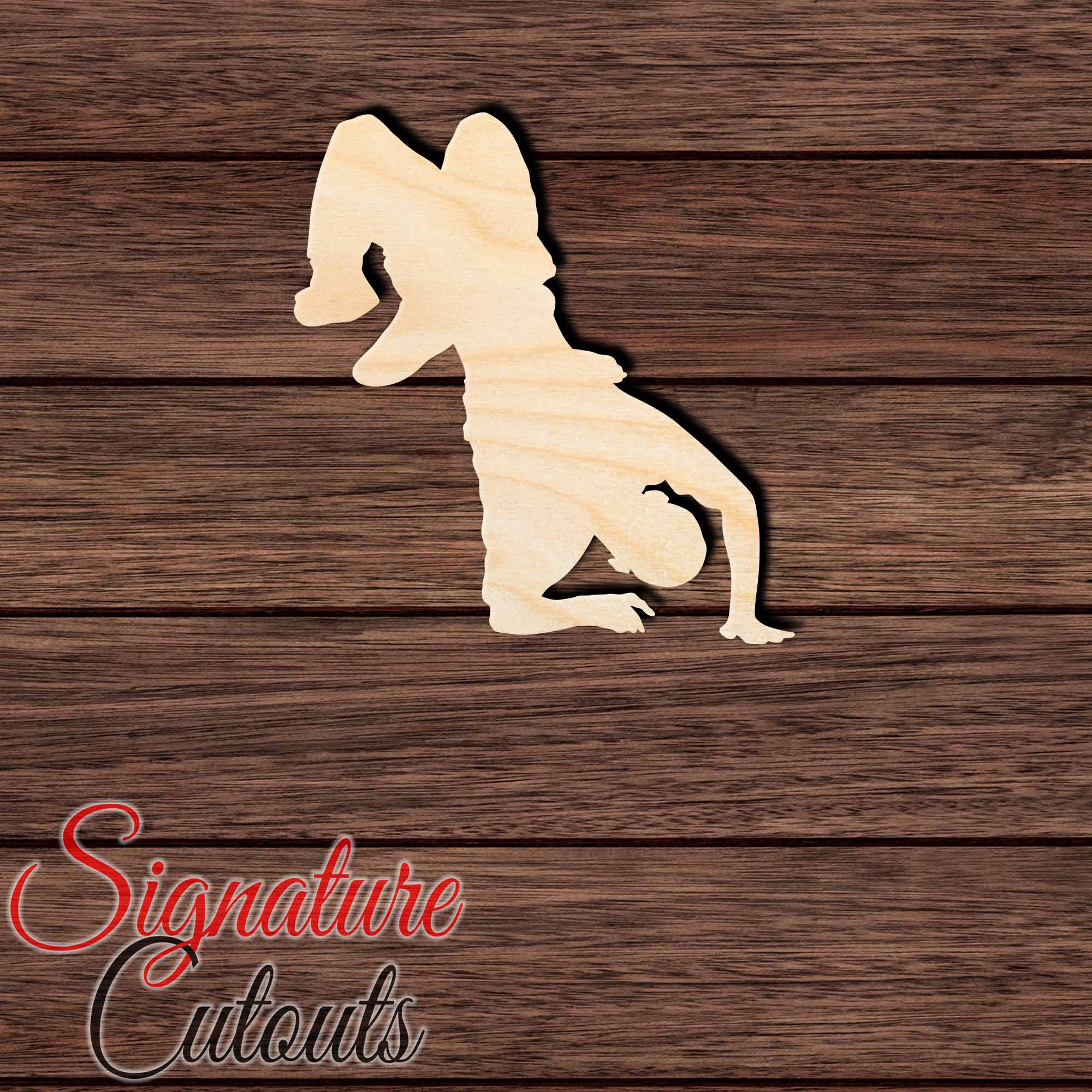 Breakdance Boy 004 Shape Cutout in Wood, Acrylic or Acrylic Mirror - Signature Cutouts