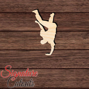 Breakdance 007 Shape Cutout in Wood, Acrylic or Acrylic Mirror - Signature Cutouts