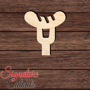 BBQ 001 - Fork with Hot Dog Shape Cutout in Wood, Acrylic or Acrylic Mirror - Signature Cutouts