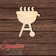 BBQ Pit 001 Shape Cutout in Wood, Acrylic or Acrylic Mirror - Signature Cutouts