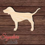 Beagle 002 Shape Cutout in Wood, Acrylic or Acrylic Mirror - Signature Cutouts