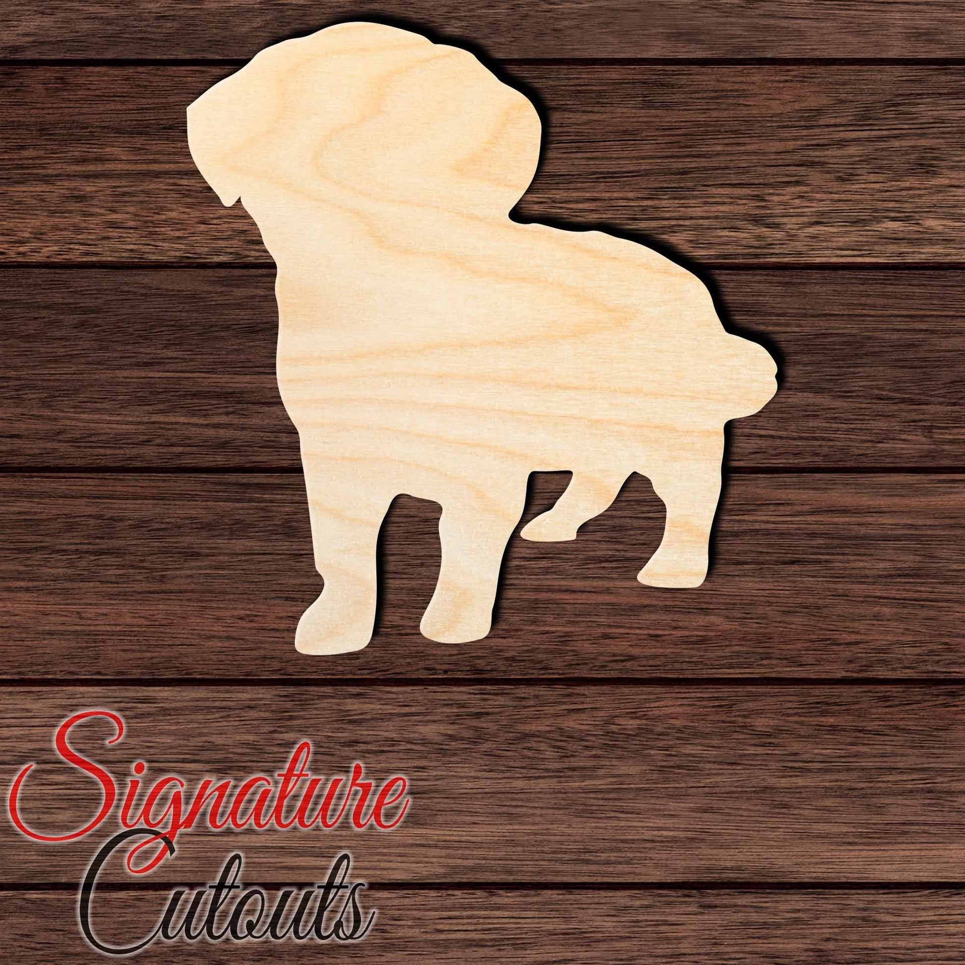Beaglier Shape Cutout in Wood, Acrylic or Acrylic Mirror - Signature Cutouts