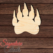 Bear 001 Paw Shape Cutout