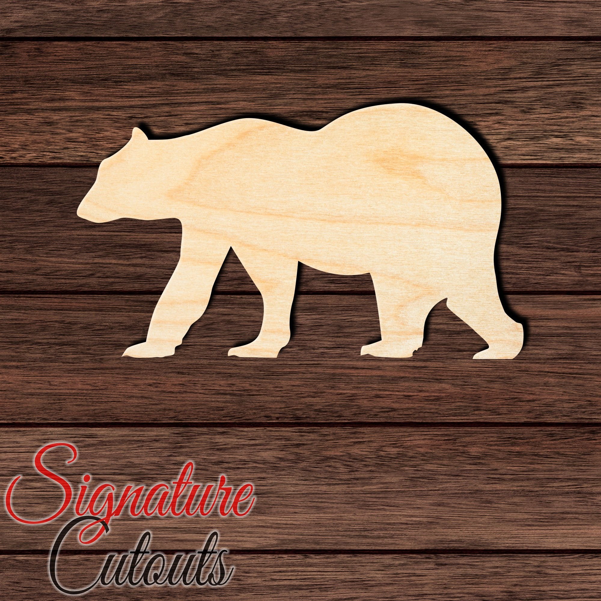 Bear 001 Shape Cutout