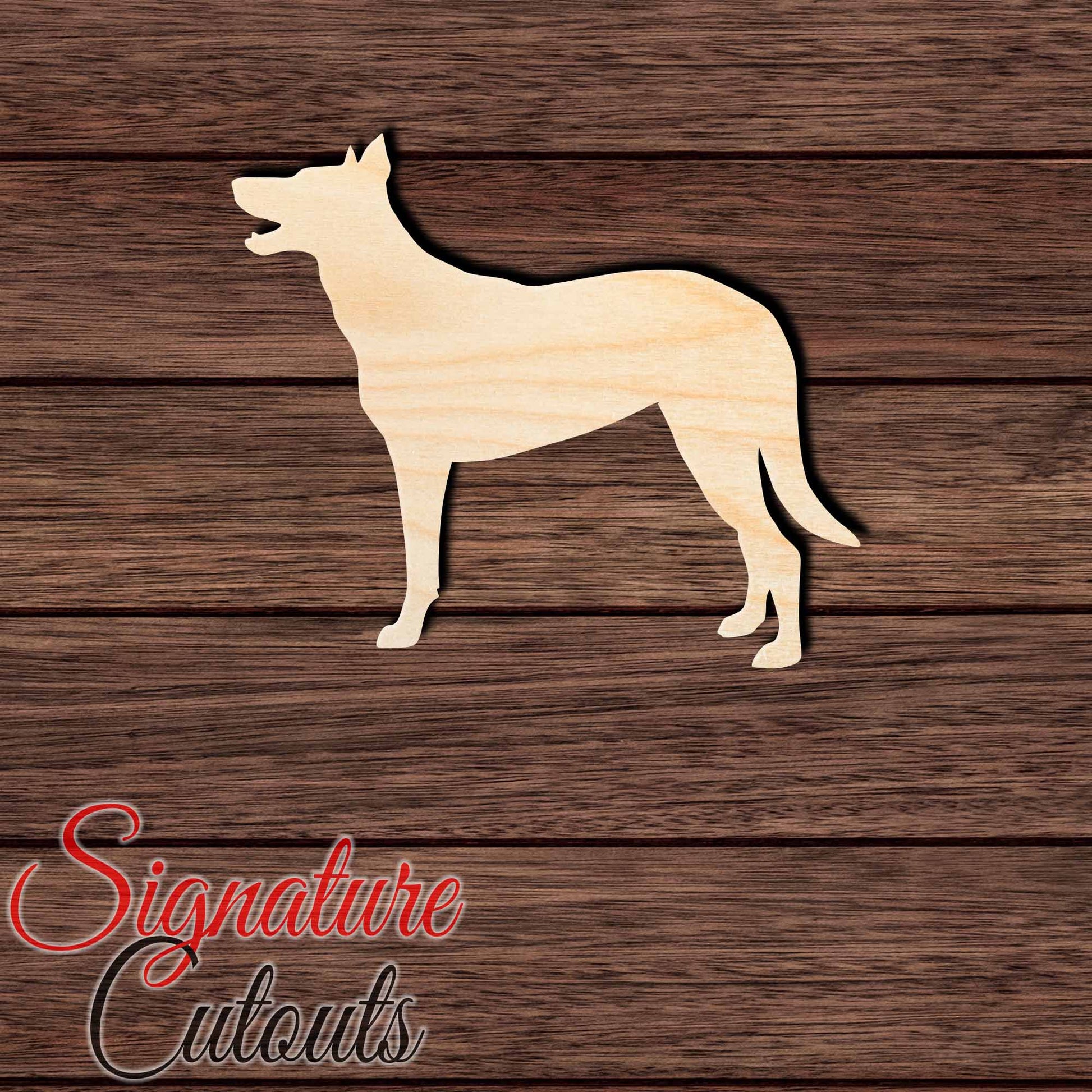 Beauceron 002 Shape Cutout in Wood, Acrylic or Acrylic Mirror - Signature Cutouts