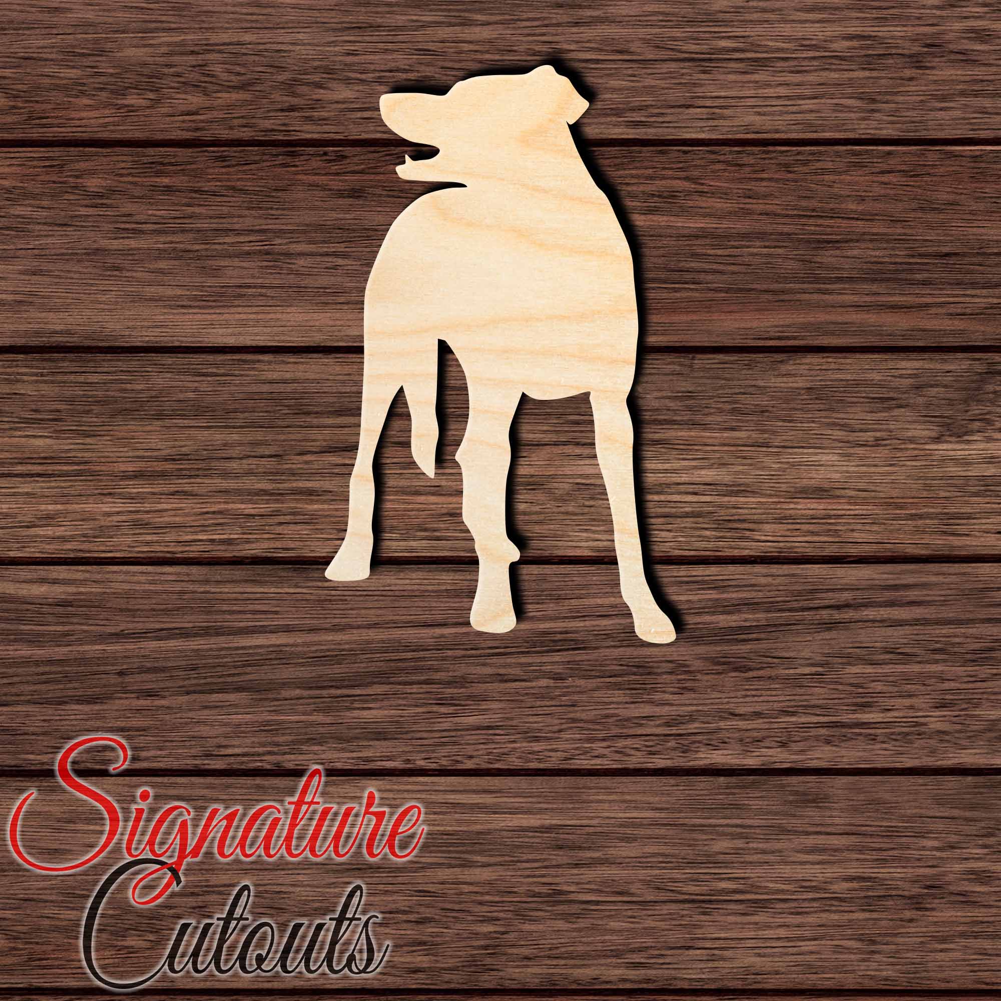 Beauceron 003 Shape Cutout in Wood, Acrylic or Acrylic Mirror - Signature Cutouts