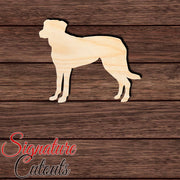 Beauceron 006 Shape Cutout in Wood, Acrylic or Acrylic Mirror - Signature Cutouts