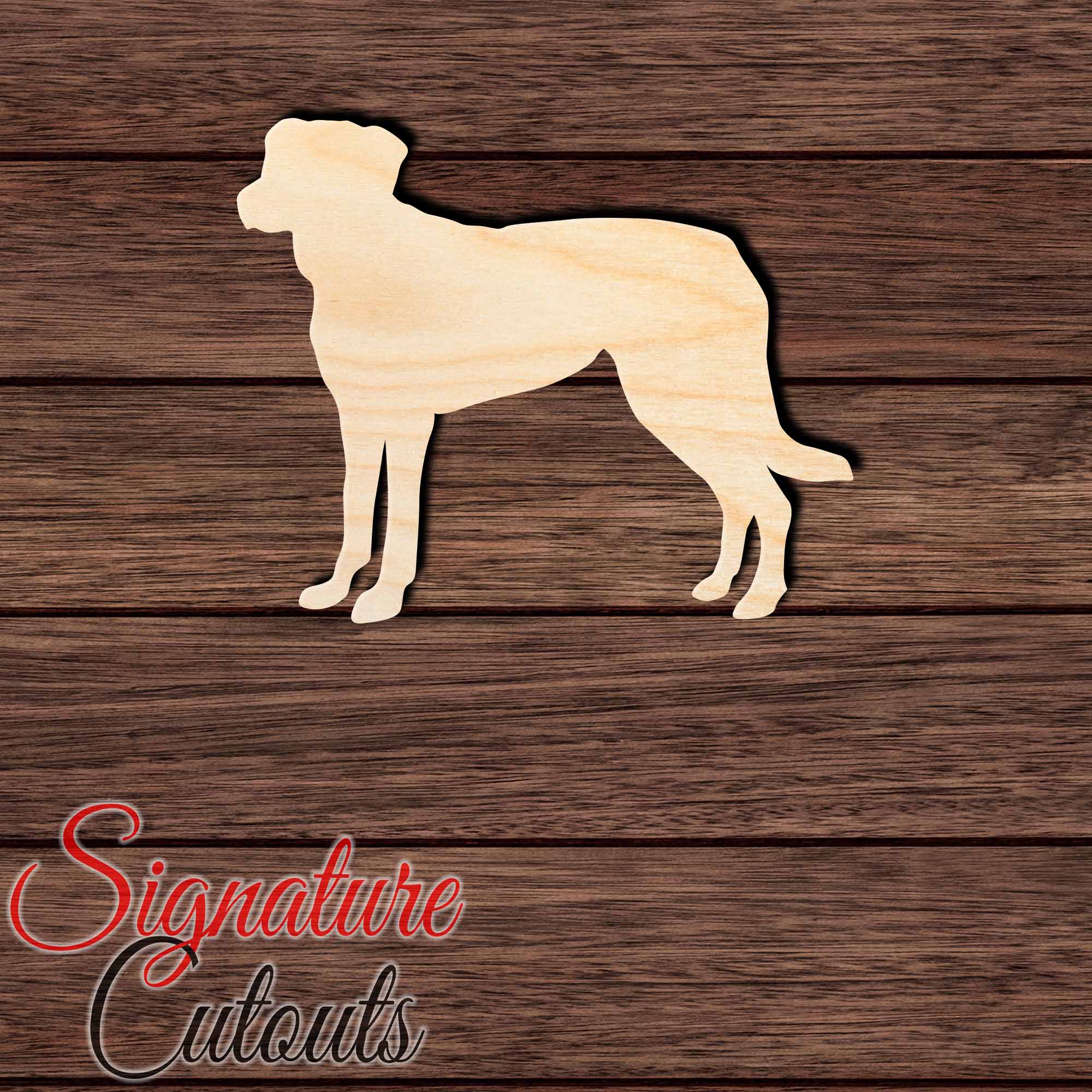 Beauceron 006 Shape Cutout in Wood, Acrylic or Acrylic Mirror - Signature Cutouts